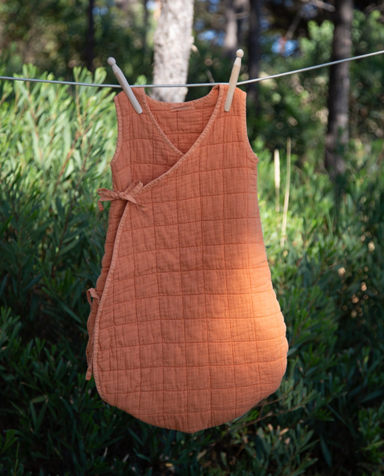 Della Organic Cotton Sleeping Bag - Cinnamon