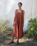 Chantel May Linen Dress - Paprika